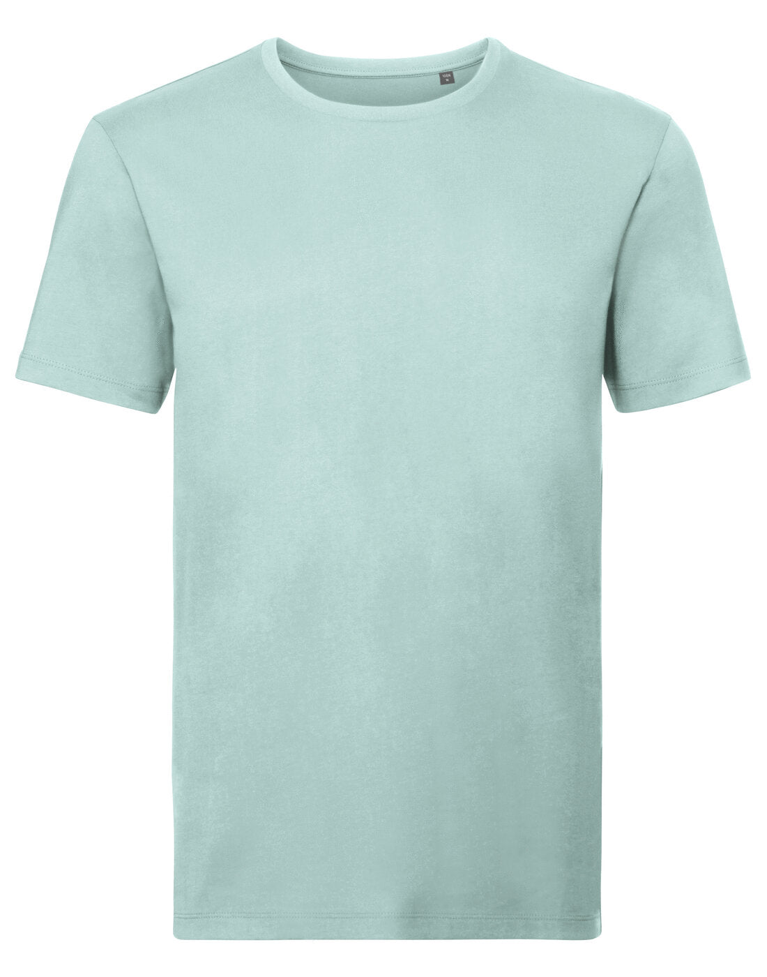 Russell Mens Pure Organic Tee Aqua