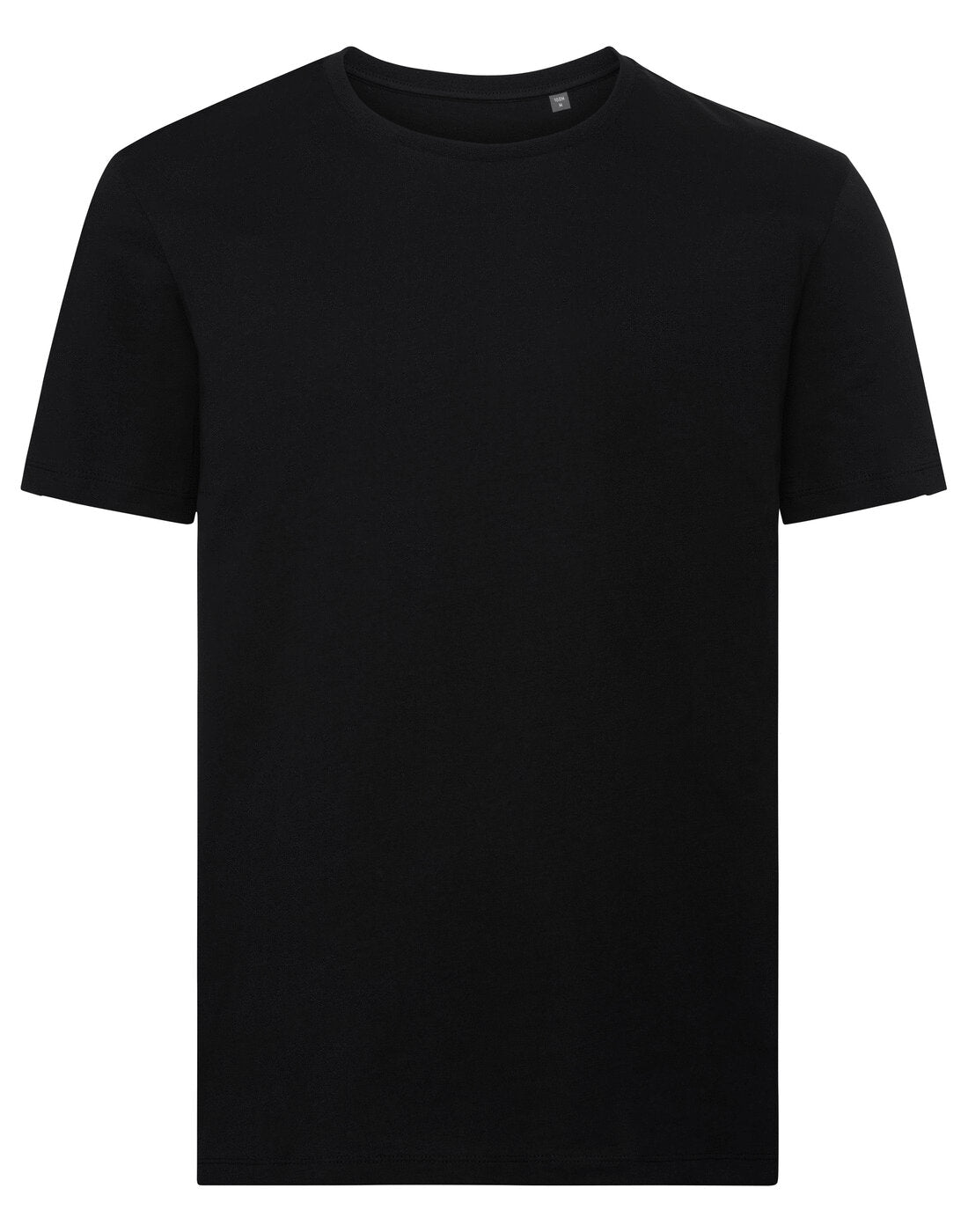 Russell Mens Pure Organic Tee Black