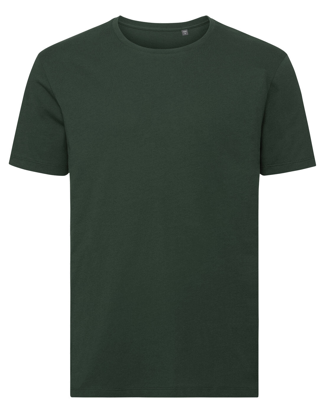 Russell Mens Pure Organic Tee Bottle Green