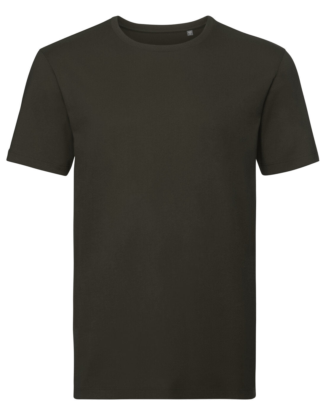 Russell Mens Pure Organic Tee Dark Olive