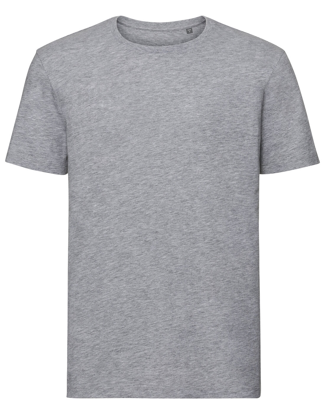 Russell Mens Pure Organic Tee Light Oxford