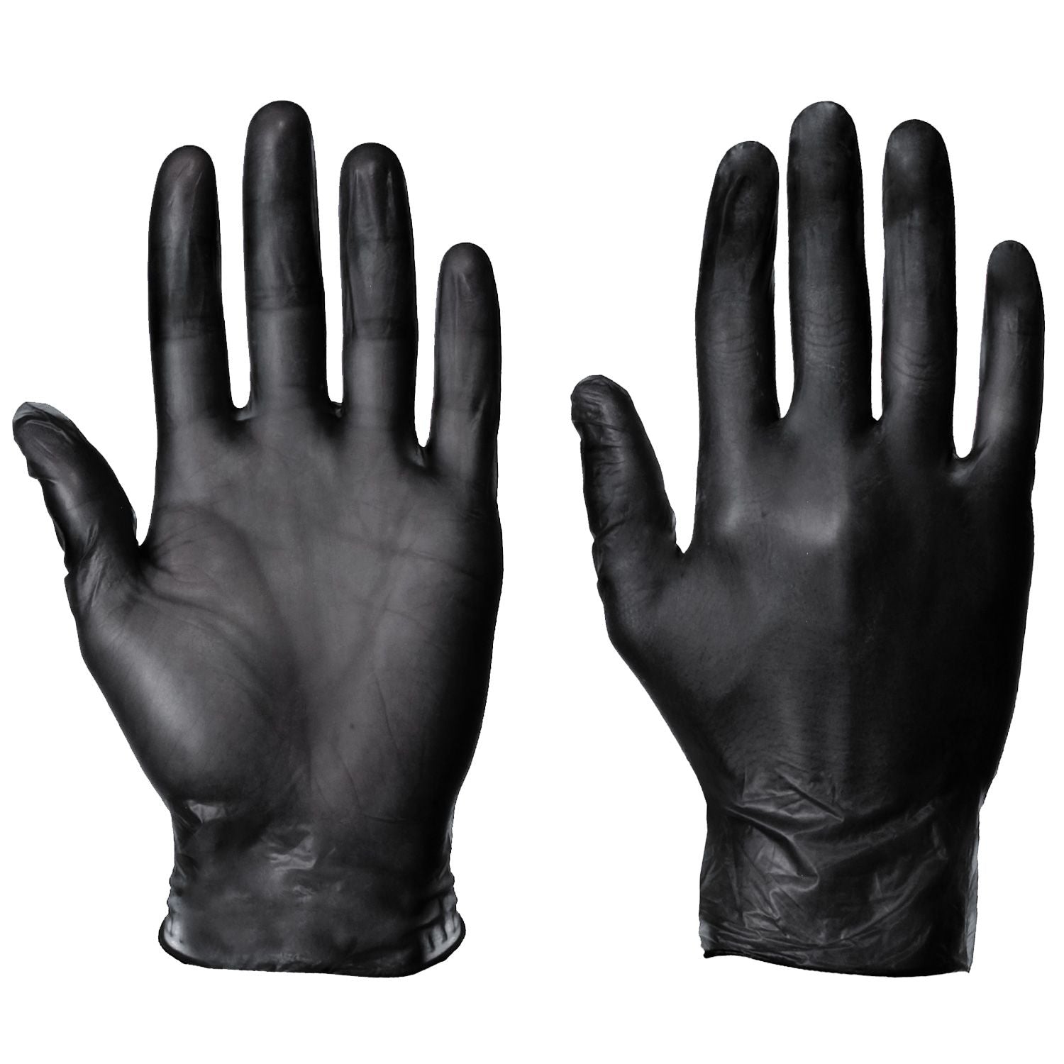 Supertouch Powderfree Vinyl Gloves - Black