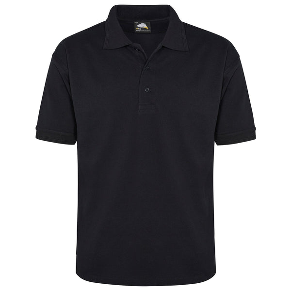 ORN Petrel 100% Cotton Poloshirt - Black