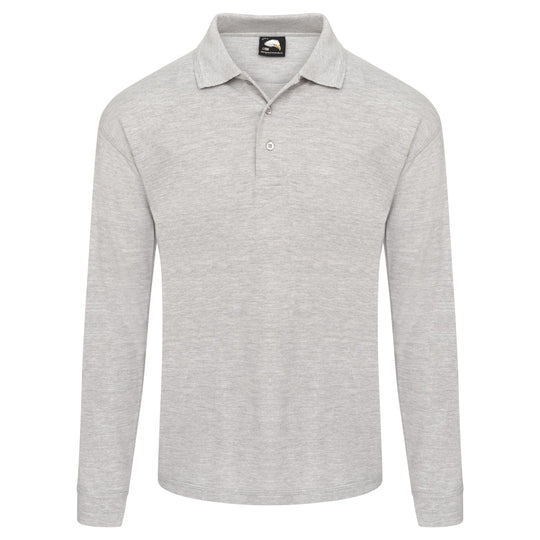 ORN Weaver Long Sleeved Poloshirt - Ash