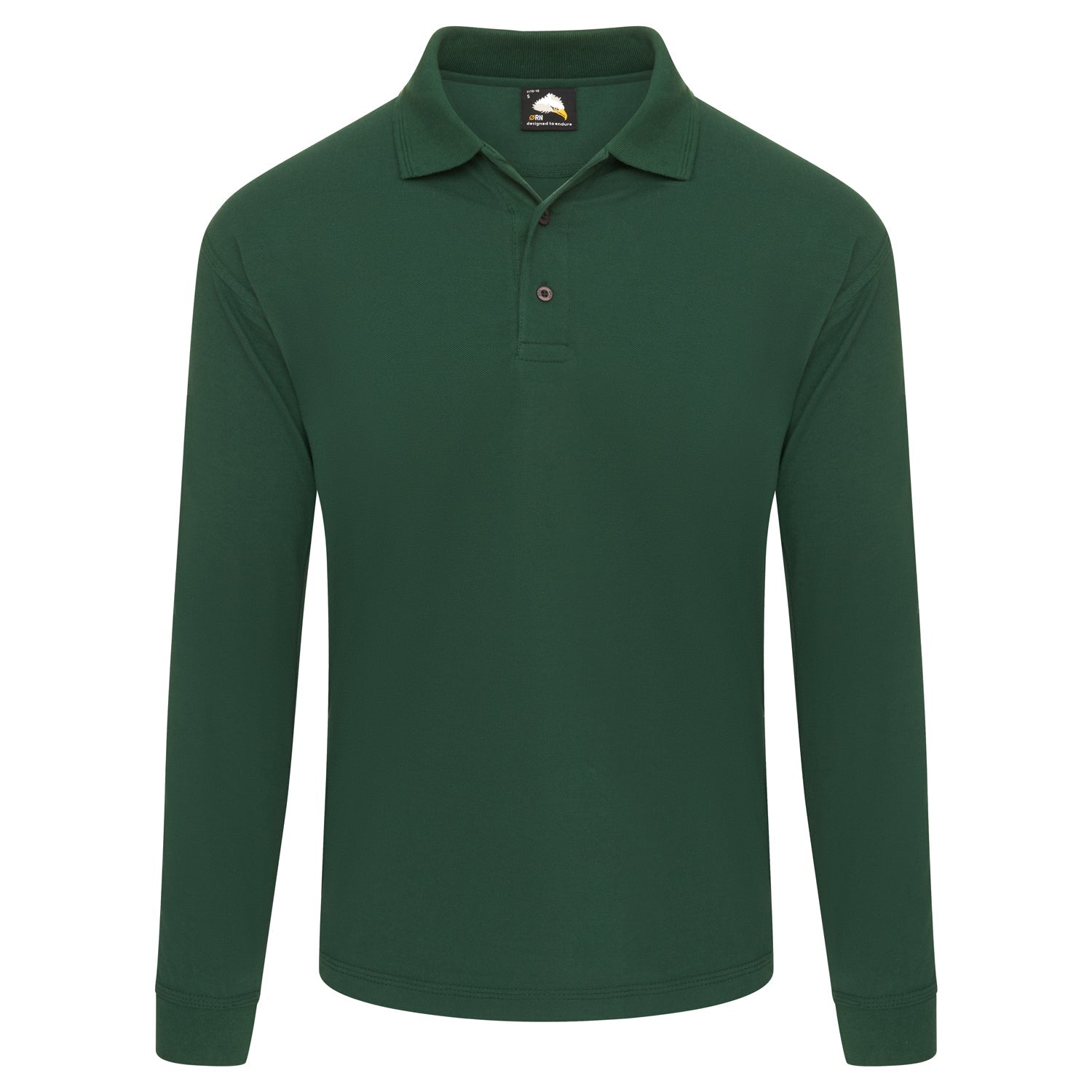 ORN Weaver Long Sleeved Poloshirt - Bottle Green