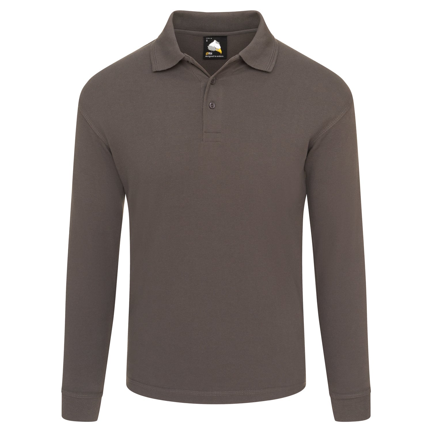 ORN Weaver Long Sleeved Poloshirt - Graphite