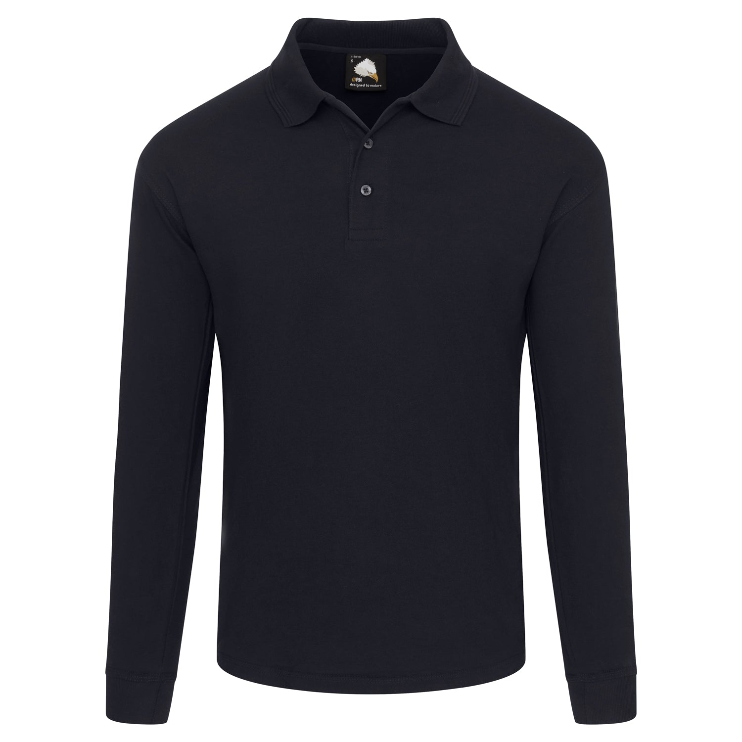 ORN Weaver Long Sleeved Poloshirt - Navy