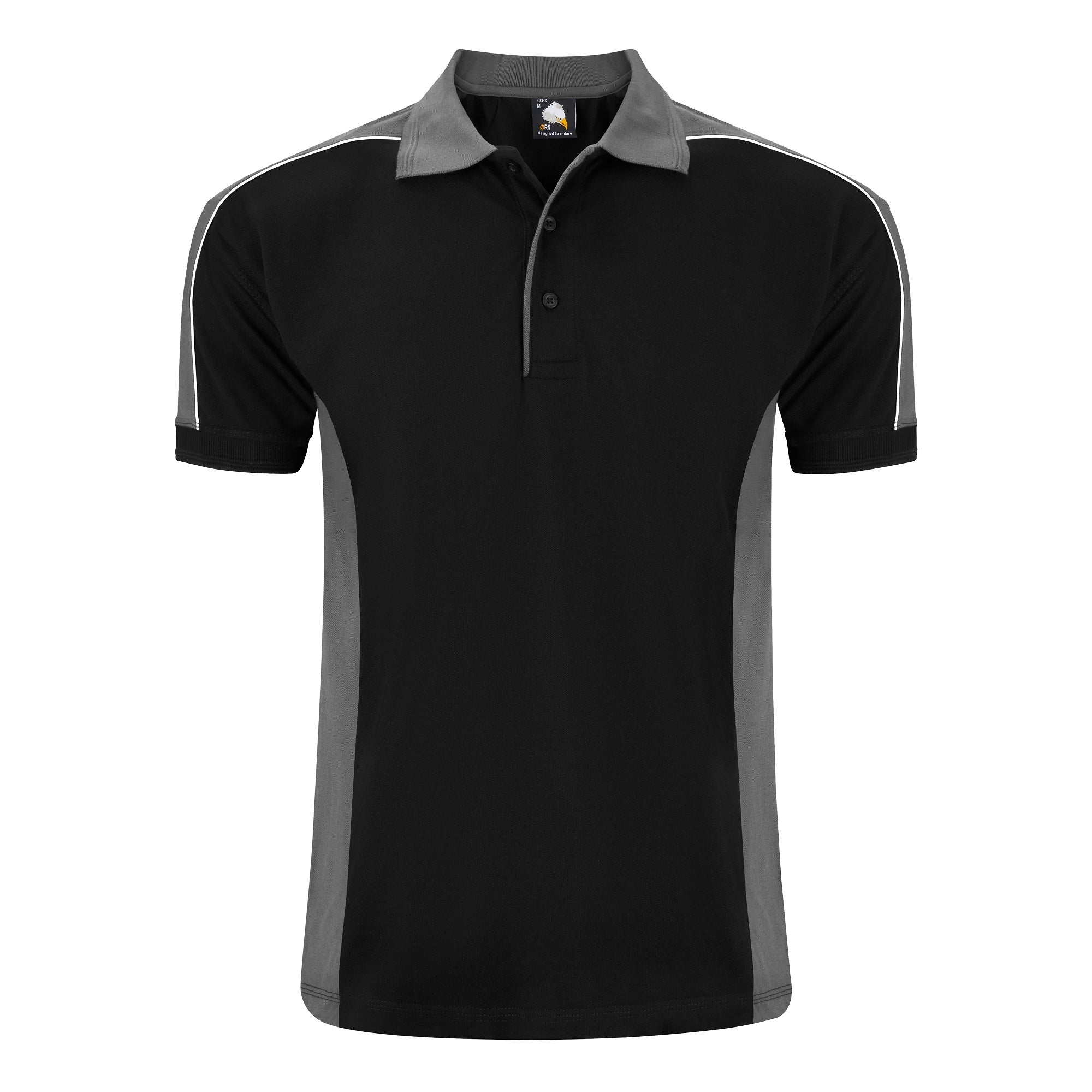 ORN Avocet Poloshirt - Black/Grey