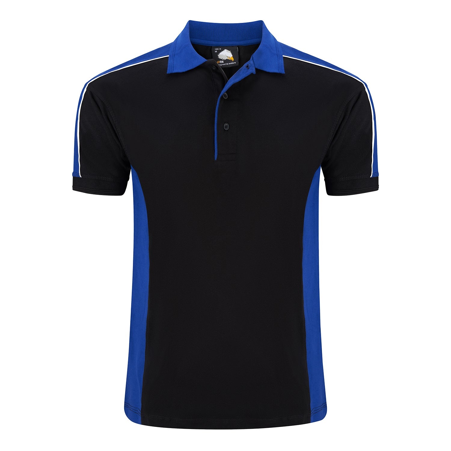 ORN Avocet Poloshirt - Black/Royal Blue