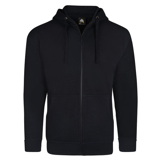 ORN Macaw Zipped Hoodie - Black