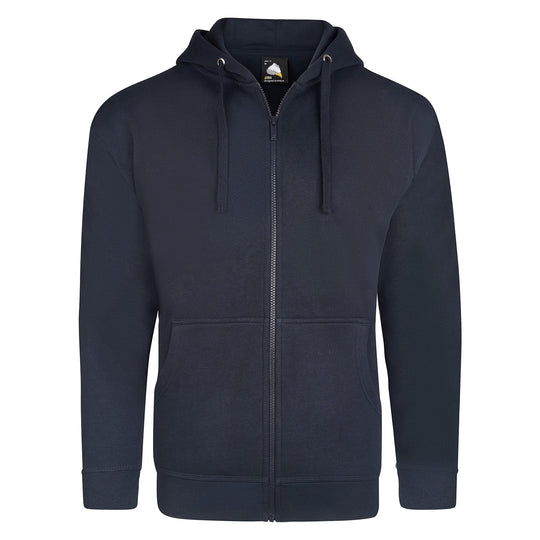 ORN Macaw Zipped Hoodie - Navy