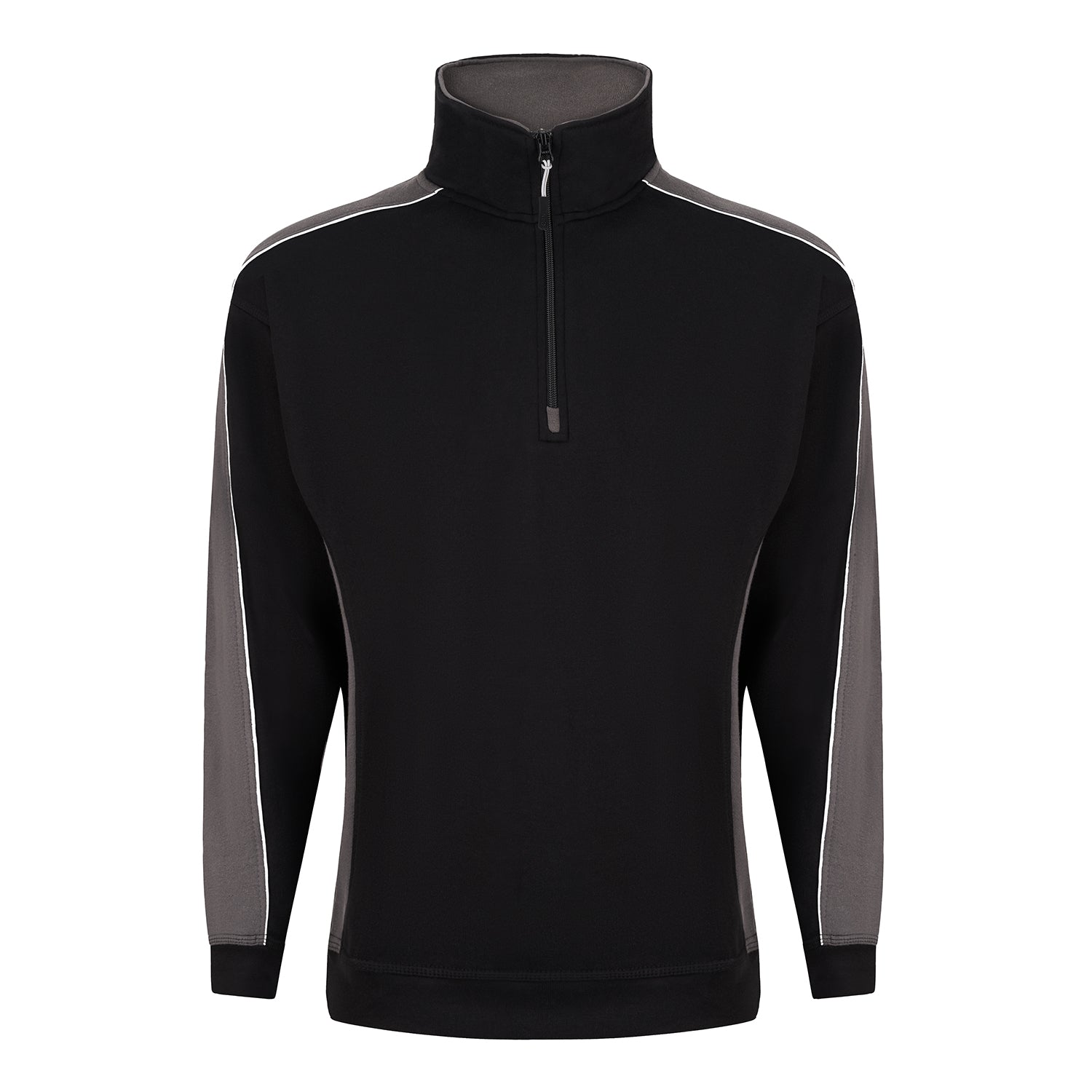 ORN Avocet 1/4 Zip Sweatshirt - Black/Grey