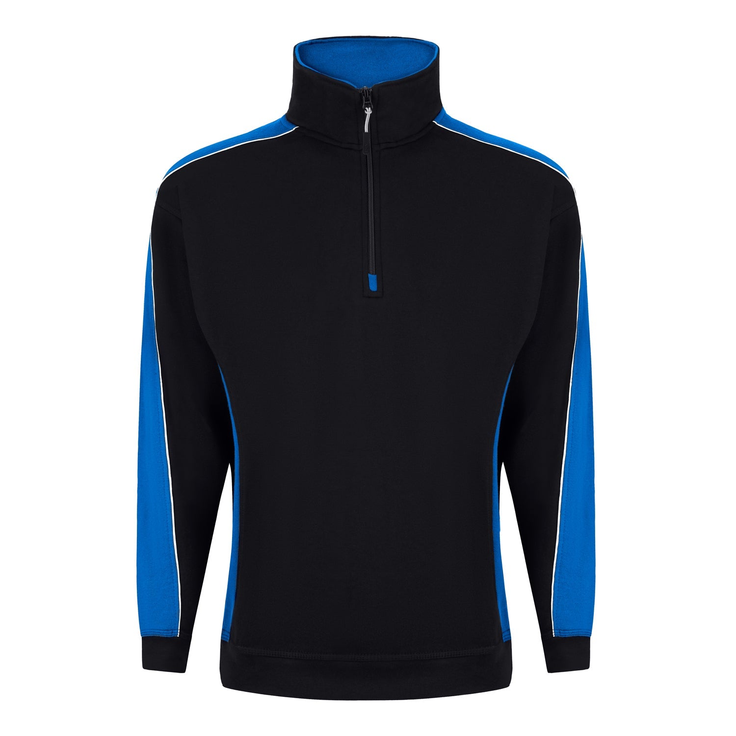 ORN Avocet 1/4 Zip Sweatshirt - Black/Reflex Blue