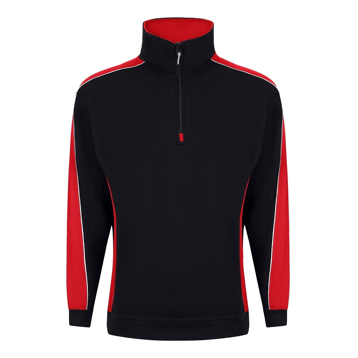 ORN Avocet 1/4 Zip Sweatshirt - Black/Red