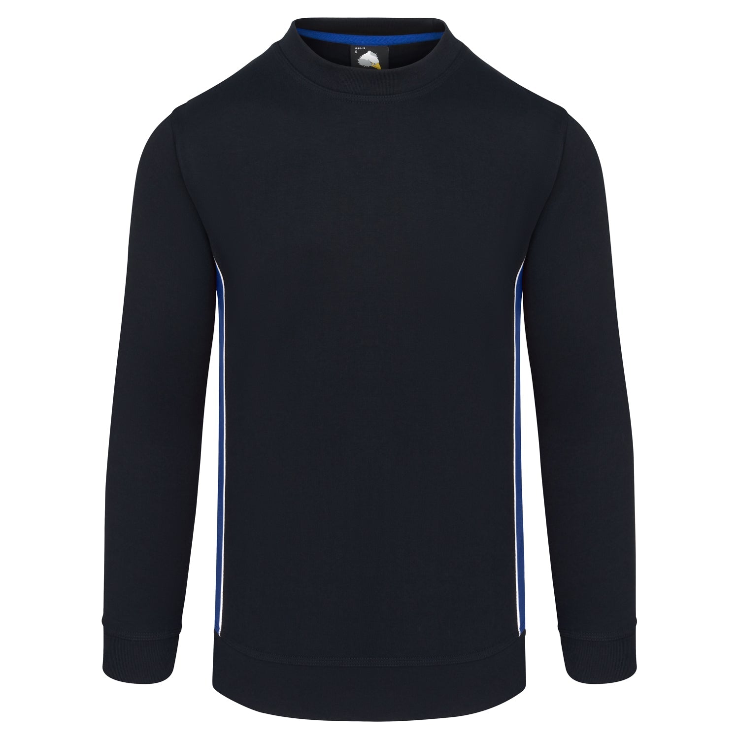 ORN Silverswift Two Tone Workwear Sweatshirt - Navy/Royal Blue
