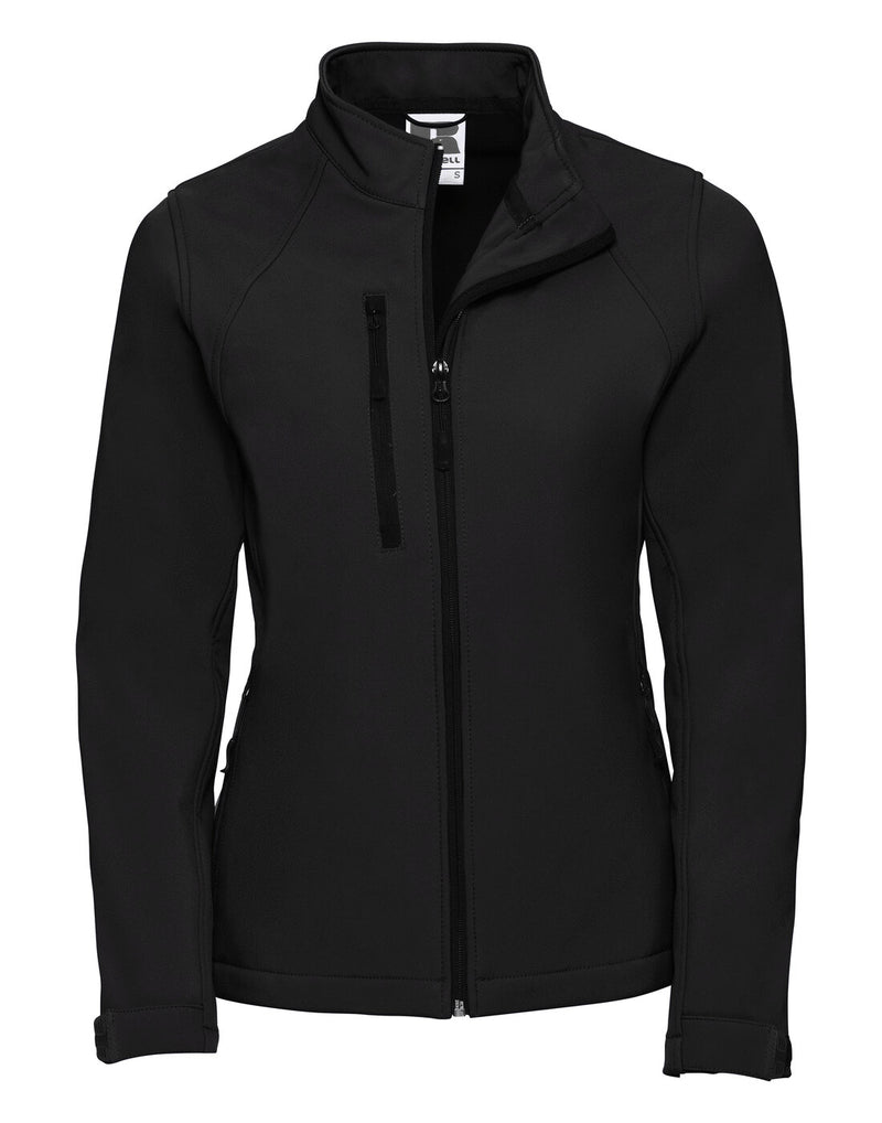 Russell Ladies Softshell Jacket - Black
