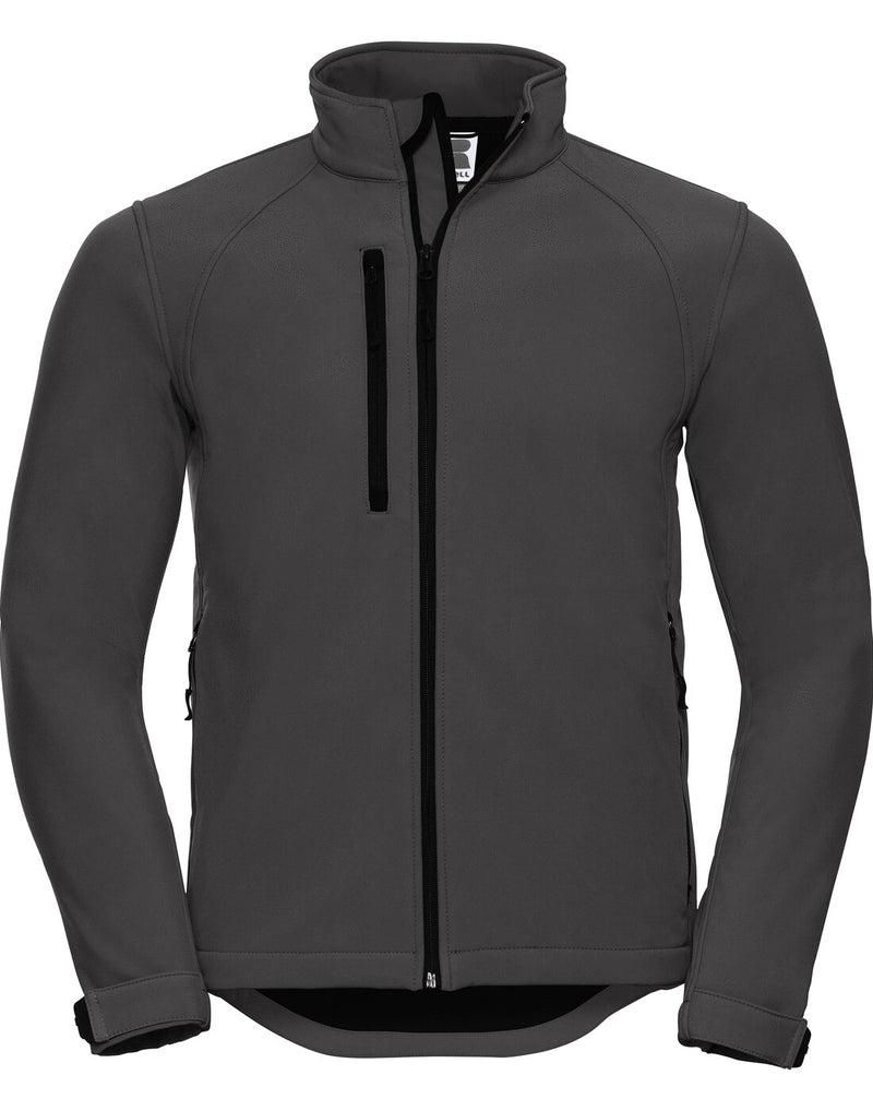 Russell Mens Softshell Jacket - Titanium