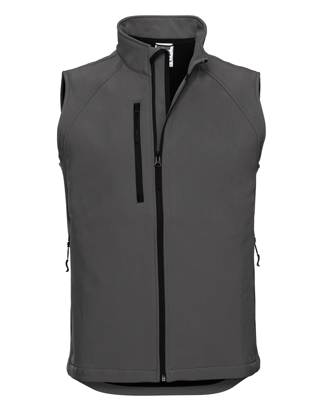 Russell Mens Softshell Gilet - Titanium