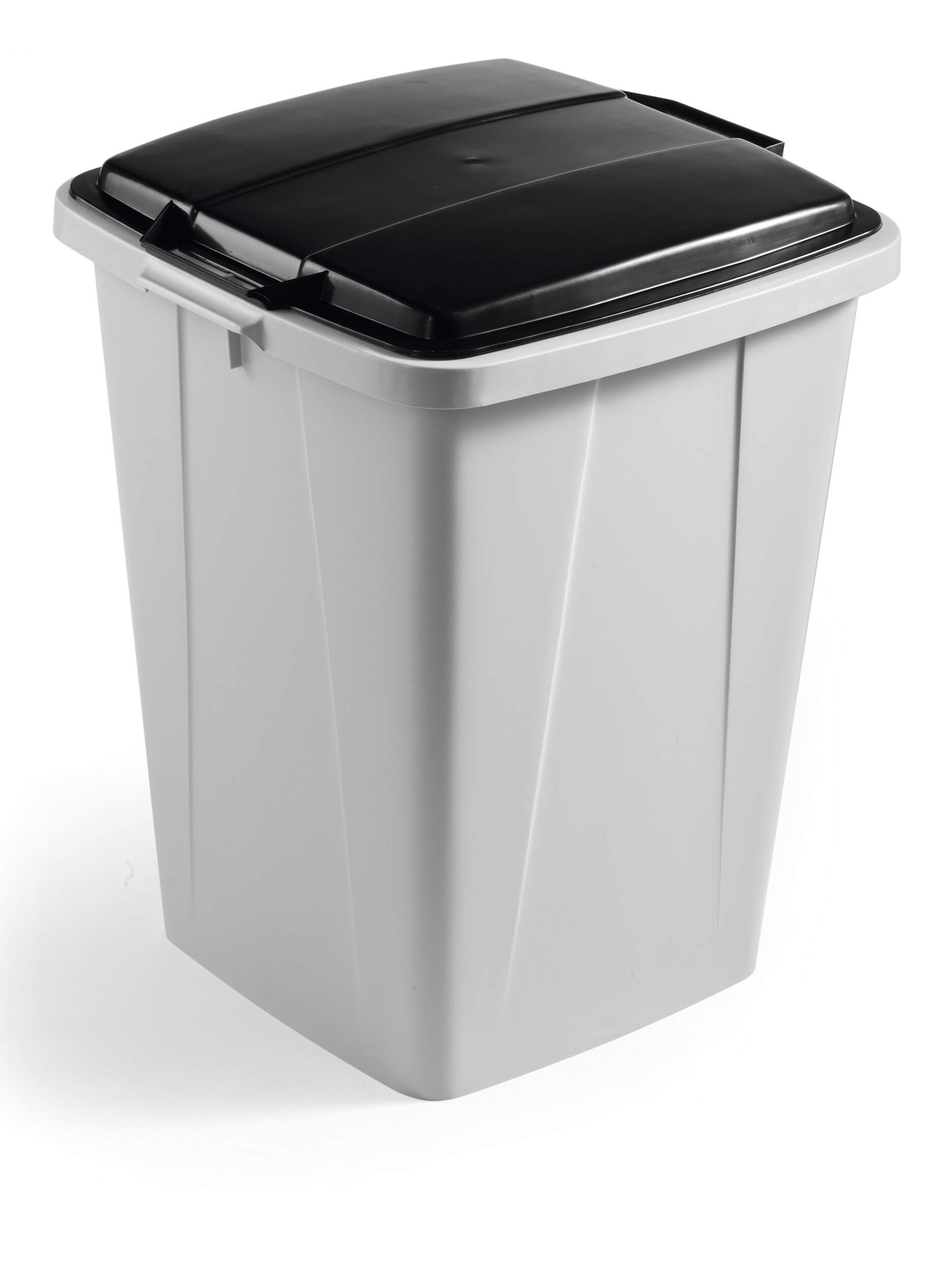 Durable DURABIN 90L Square | Food & Freezer Safe Waste Recycling Bin | Grey