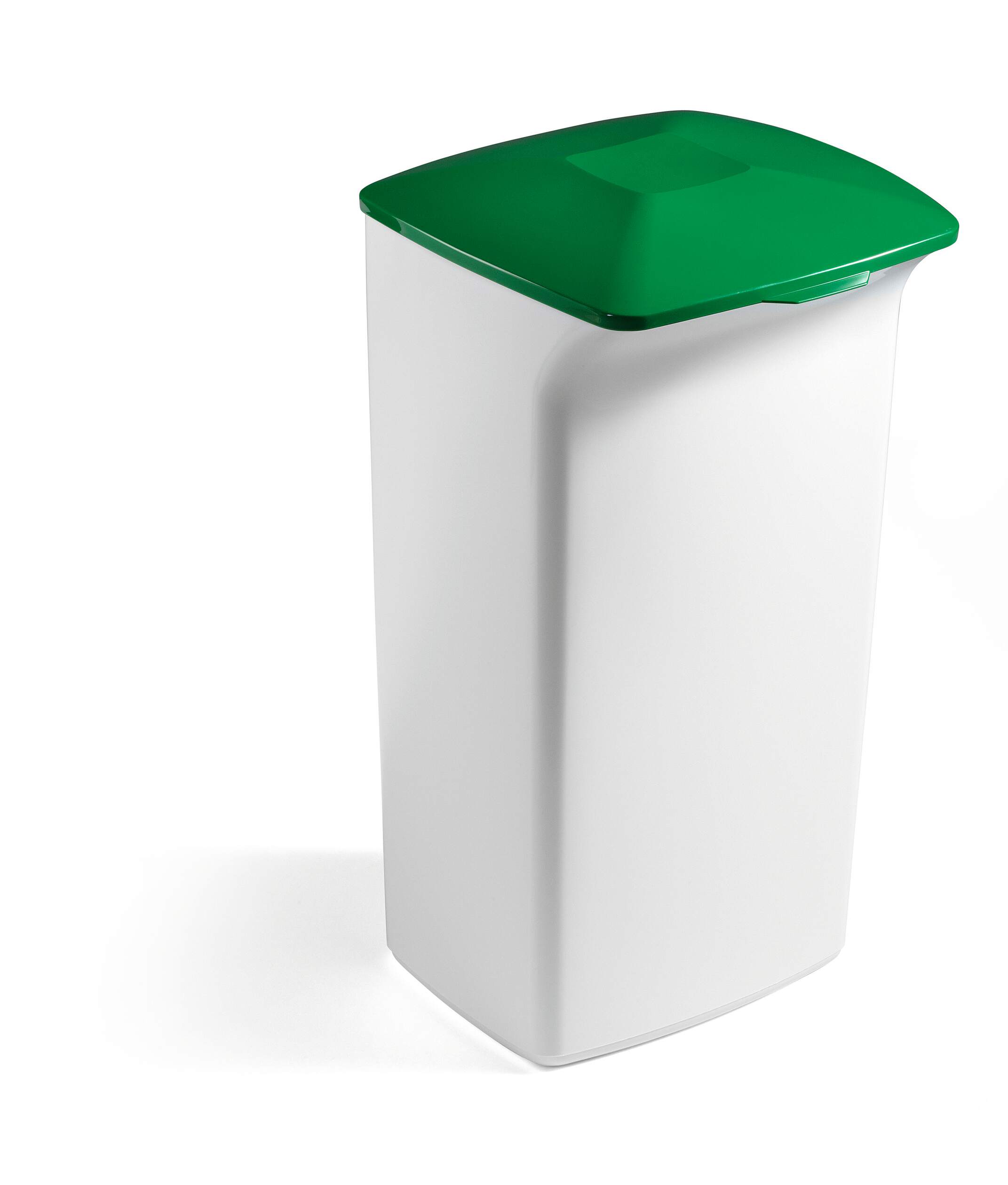 Durable DURABIN Square 40L Square Lid | Strong Recycling Waste Bin Lid | Green