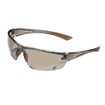 JSP Continental Lightweight Safety Specs - Blue Blocker Anti-scratch/Anti-mist Lenses - Brown - thumbnail 1
