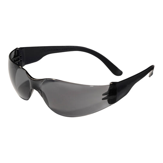 JSP Crackerjack Safety Specs - Clear Anti-scratch/Anti-mist Lenses - Black Frames