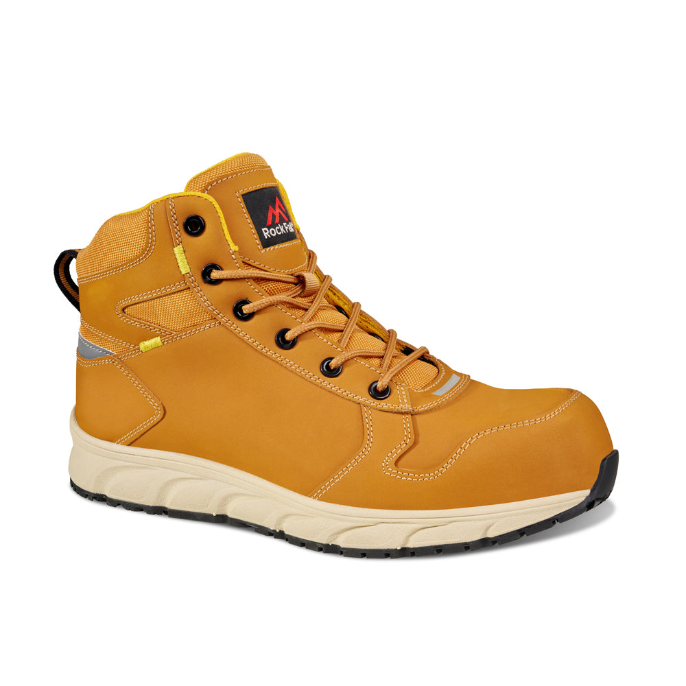 Rock Fall RF113 Sandstone Lightweight Honey Safety Boots