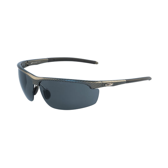 JSP Leone Safety Spec - Polarised Anti-scratch Lenses - Carbon Style Frames