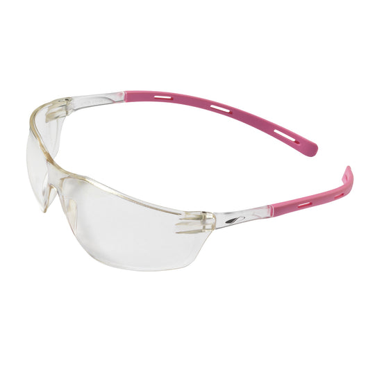 JSP Rigi™ Lightweight Safety Specs - 30% Blue Blocker Anti-scratch Lenses Frames - Anti-scratch Lenses - Pink Frames