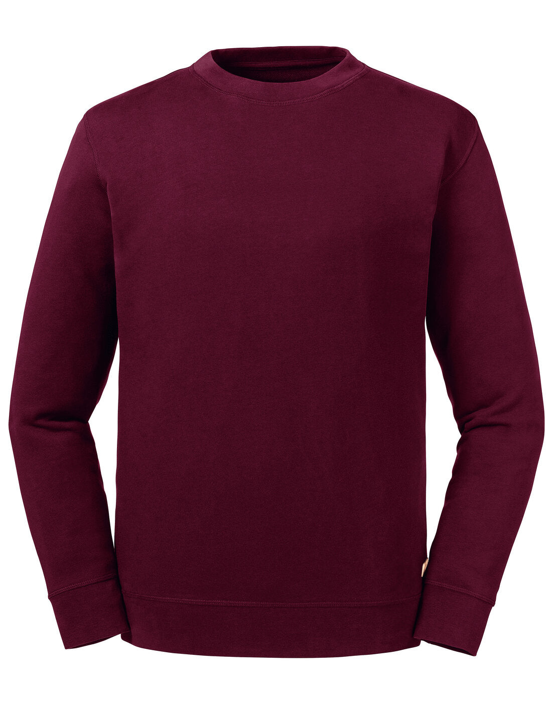 Russell Pure Organic Reversible Sweat Burgundy