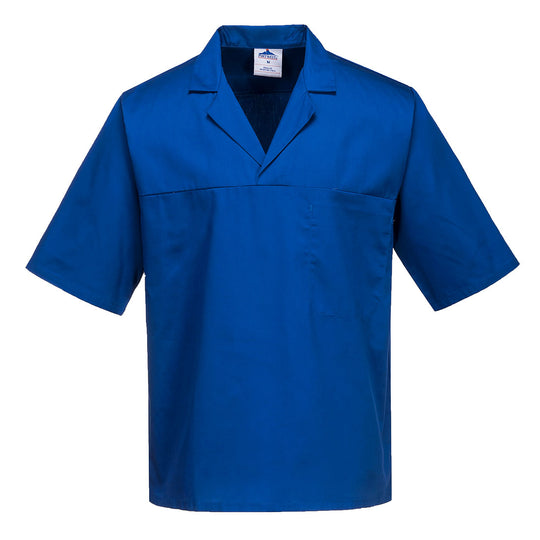 Portwest pilot shirt in red with twin chest pockets