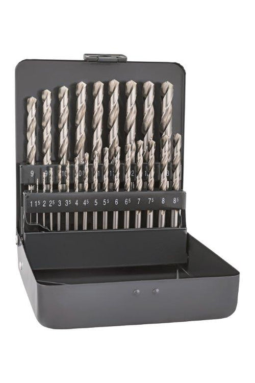 Cobalt High Speed Steel (HSS) Drill Bit Set 25 Piece - 1 - 13mm