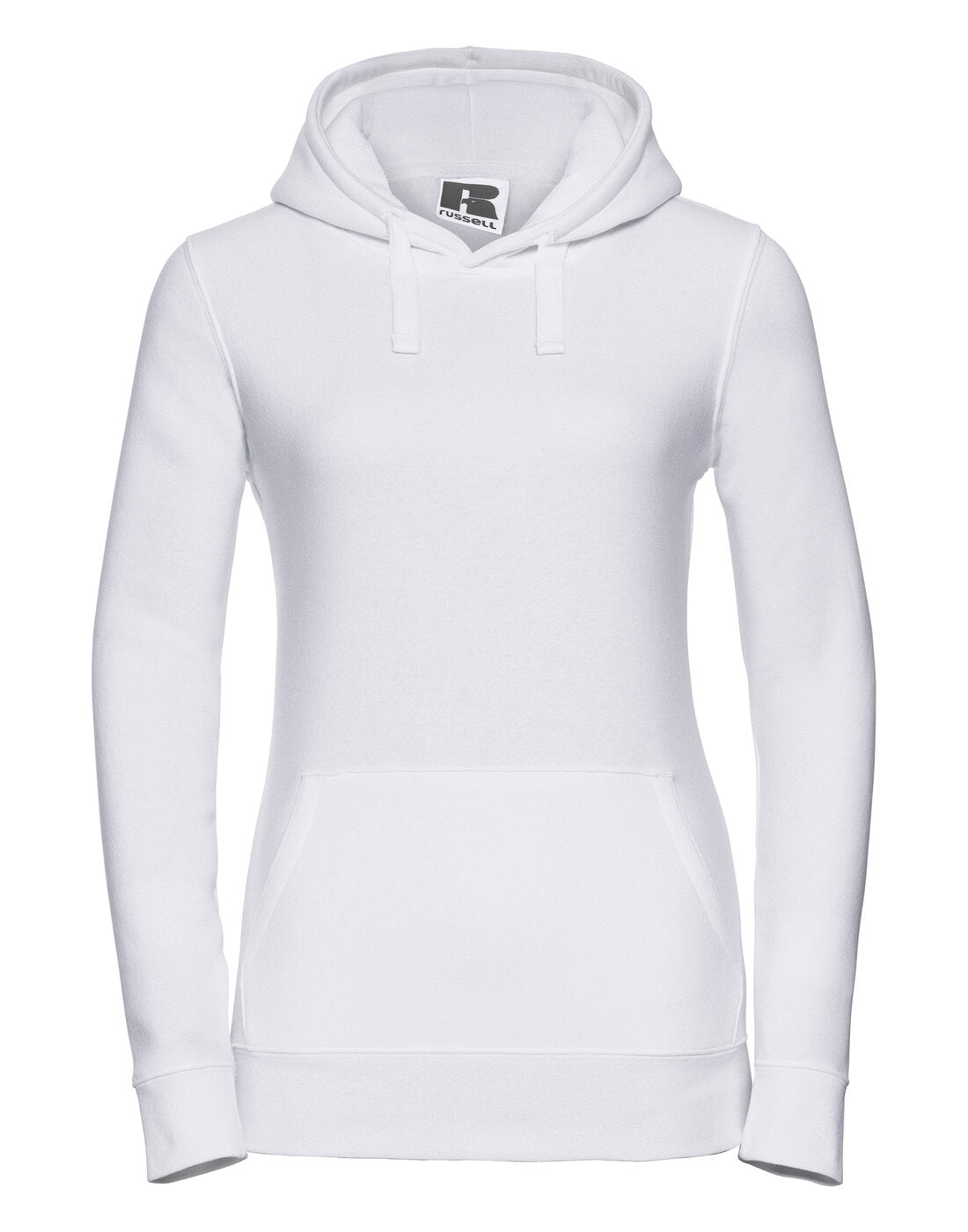 Russell Ladies Authentic Hoodie White