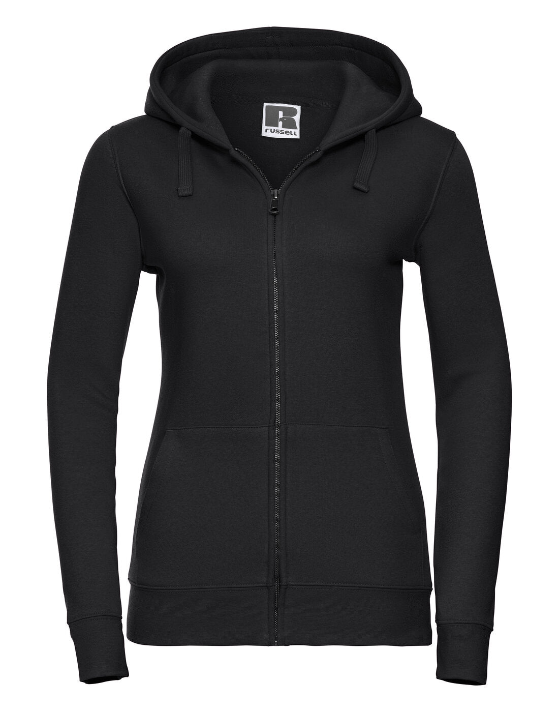 Russell Ladies Authentic Zipped Hood Black