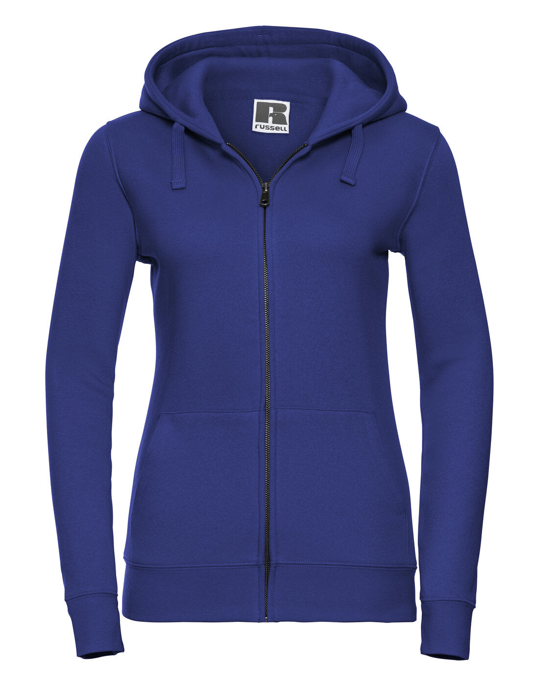 Russell Ladies Authentic Zipped Hood Bright Royal