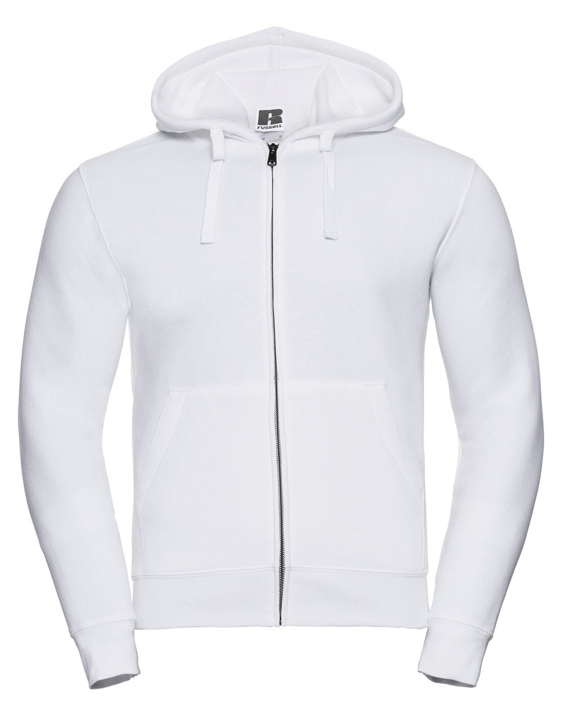 Russell Authentic Zipped Hood White