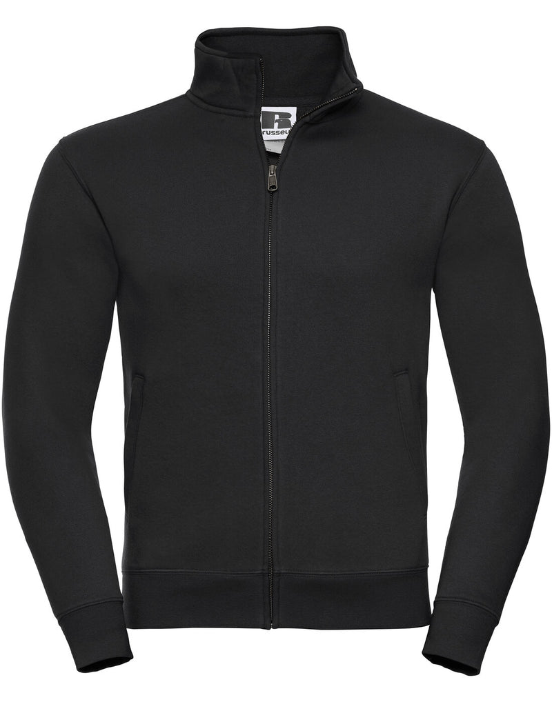 Russell Mens Authentic Sweat Jacket Black
