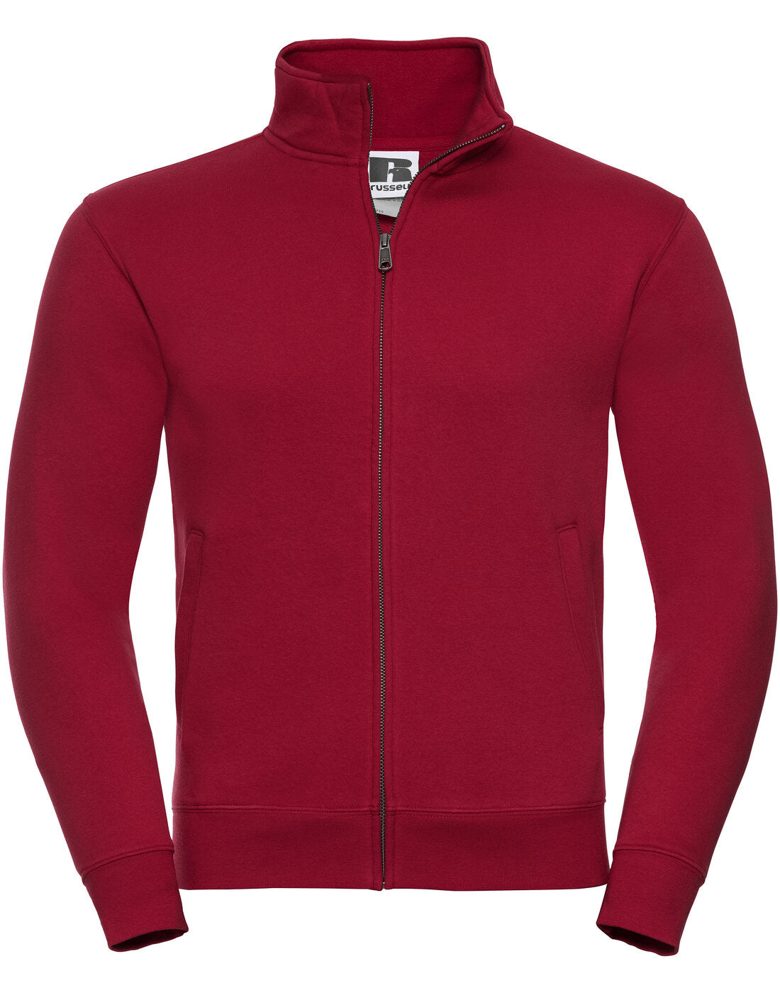 Russell Mens Authentic Sweat Jacket Classic Red