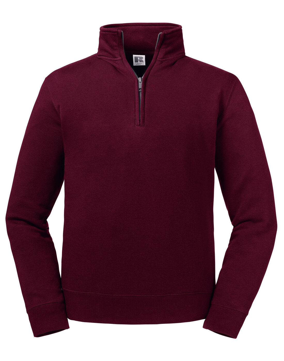 Russell Authentic 1/4 Zip Sweat Burgundy