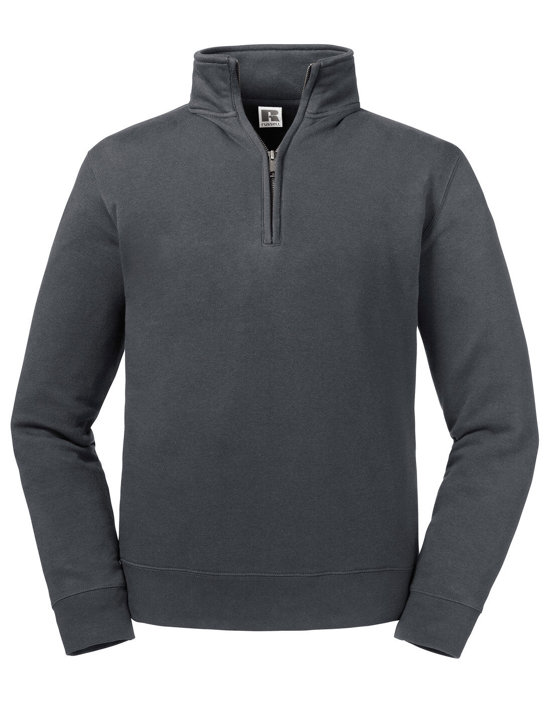 Russell Authentic 1/4 Zip Sweat Convoy Grey