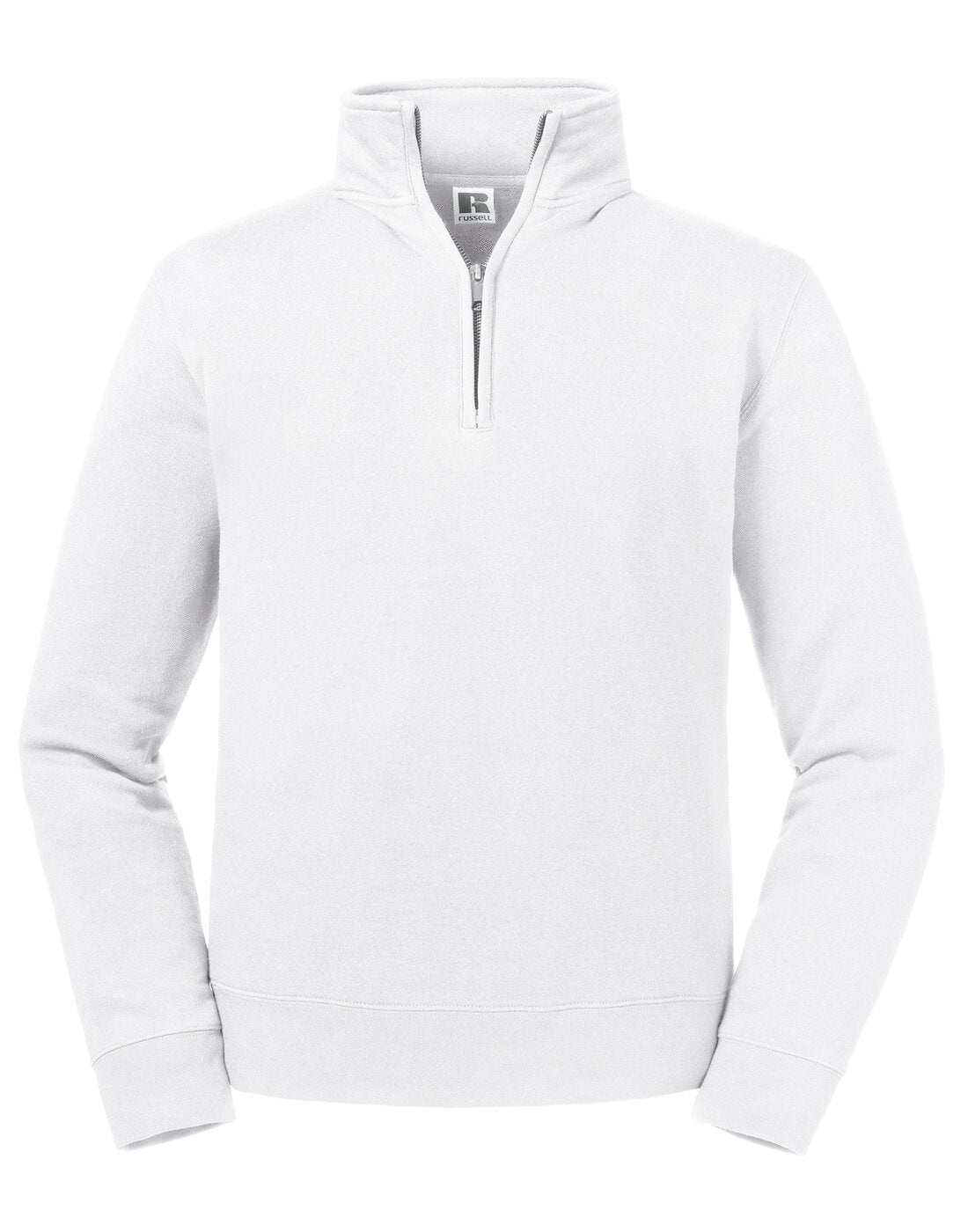 Russell Authentic 1/4 Zip Sweat White