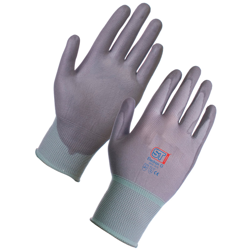 Grey Supertouch PU Fixer Gloves

