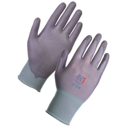Grey Supertouch PU Fixer Gloves
