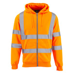 Supertouch Full Zip Hi Vis Hoodie - thumbnail 2