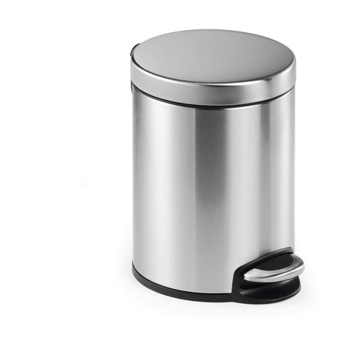 Durable Pedal Bin Stainless Steel | 5 Litre | Silver
