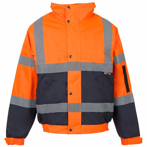 Supertouch Hi Vis 2 Tone Bomber Jacket - H38
