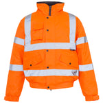 Supertouch Hi Vis Storm Bomber Warm Padded Jacket - thumbnail 2