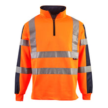 Supertouch Hi Vis 2 Tone Orange Rugby Shirt -Orange