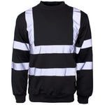 Supertouch Crew Neck Hi Vis Sweatshirt - thumbnail 3