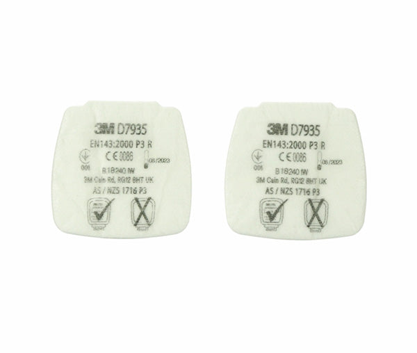 3M D7935 Secure Click P3 R Particulate Filter providing high-efficiency filtration.